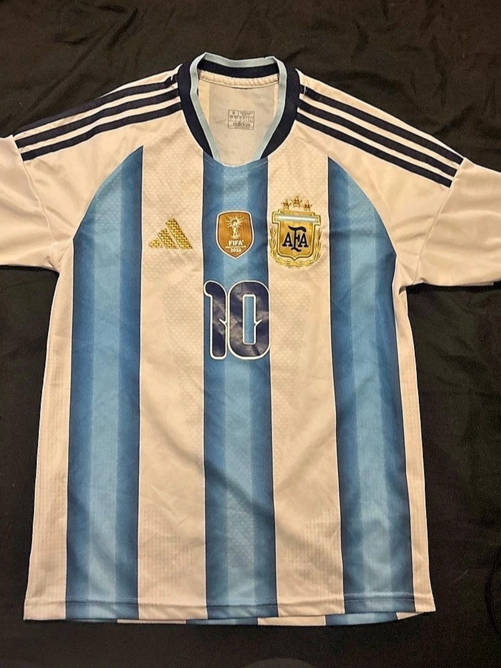 adidas Argentina 2022 World Cup Lionel Messi #10 jersey grail Soccer Jersey